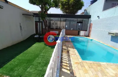 Excelente salão à venda, com 3 vagas de garagem e piscina, na região da cidade seródio, guarulhos,