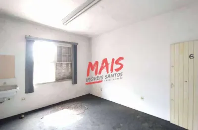 Prédio comercial com loja térrea, à venda, 260 m² - centro - santos/sp