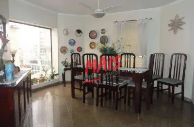 Apartamento residencial à venda, boqueirão, santos.