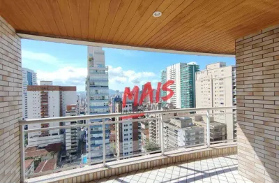 Apartamento com 3 dormitórios para alugar, 106 m² - boqueirão - santos/sp