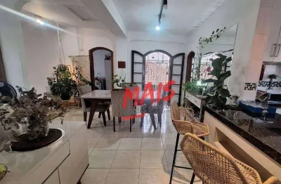 Sobrado à venda, 90 m² por r$ 550.000,00 - encruzilhada - santos/sp