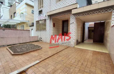 Sobrado com 3 dormitórios à venda, 160 m² - marapé - santos/sp