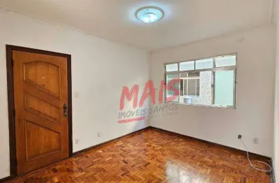 Apartamento com 2 quartos para alugar, 75 m²,  embaré - santos/sp