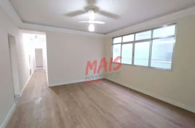 Apartamento com 3 dormitórios para alugar, 140 m² - gonzaga - santos/sp