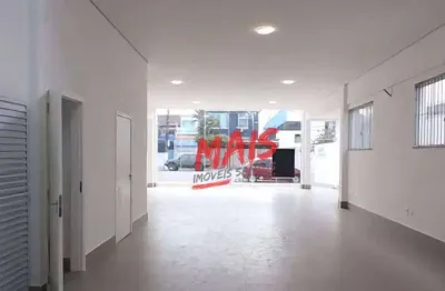 Ponto comercial com 2 salas para alugar no Macuco, Santos 