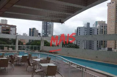 Apartamento com 2 dormitórios à venda, 109 m² por r$ 1.540.000,00 - gonzaga - santos/sp