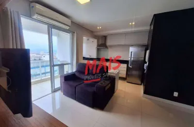 Studio à venda, 47 m² por r$ 650.000,00 - boqueirão - santos/sp