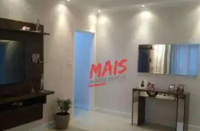 Apartamento com 2 dormitórios à venda, 89 m² por r$ 590.000,00 - campo grande - santos/sp