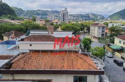 Apartamento com 2 dormitórios à venda, 90 m²  - vila belmiro - santos/sp