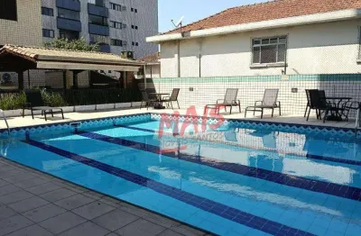 Apartamento com 3 dormitórios à venda, 150 m²  - embaré - santos/sp