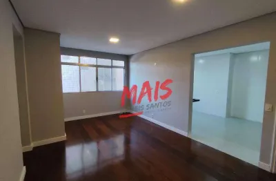 Apartamento com 2 dormitórios à venda, 90 m² por r$ 480.000,00 - campo grande - santos/sp