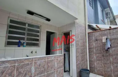 Sobrado à venda, 64 m² por r$ 445.000,00 - macuco - santos/sp