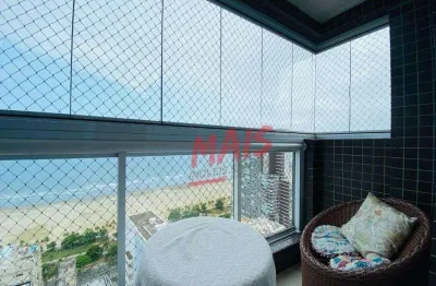 Apartamento triplex com 2 dormitórios à venda, 154 m² - santos/sp