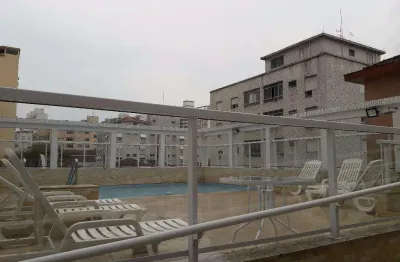 Apartamento com 2 dormitórios para alugar, 58 m² - pompéia - santos/sp