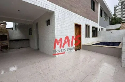 Sobrado novo com piscina, churrasqueira e 2 vagas de garagem!