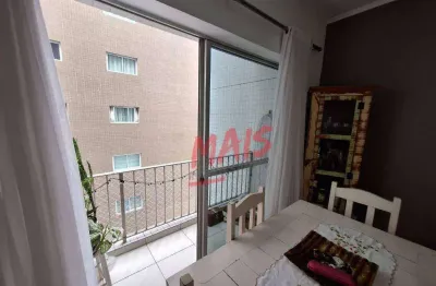 Apartamento com 2 dormitórios à venda, 80 m²  - campo grande - santos/sp