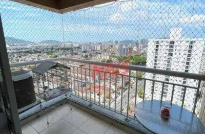 Apartamento com 2 quartos à venda no Estuário, Santos 