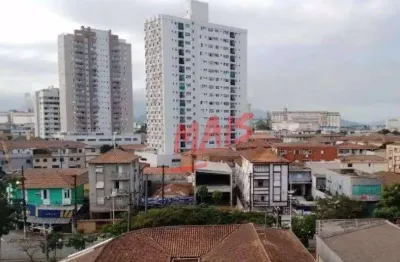 Apartamento com 2 dormitórios à venda, 125 m²  - embaré - santos/sp