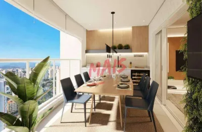 Apartamento à venda, 227 m² por r$ 3.980.000,00 - ponta da praia - santos/sp