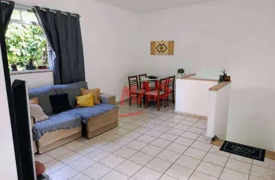 Apartamento com 2 dormitórios à venda, 70 m² - macuco - santos/sp