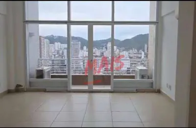 Sala à venda, 67 m² por r$ 530.000,00 - vila mathias - santos/sp