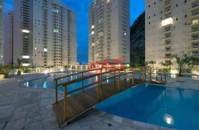 Apartamento 2 dormitórios com lazer para alugar, 64 m² - marapé - santos/sp