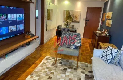 Apartamento à venda por r$ 640.000,00 - boqueirão - santos/sp