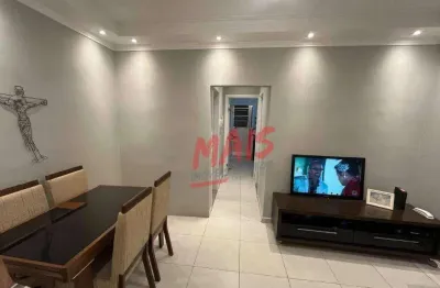 Apartamento com 1 dormitório à venda, 55 m²  - aparecida - santos/sp
