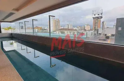 Apartamento com 2 dormitórios à venda, 82 m² - aparecida - santos/sp