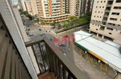 Apartamento com 3 dormitórios à venda, 123 m² - pompéia - santos/sp