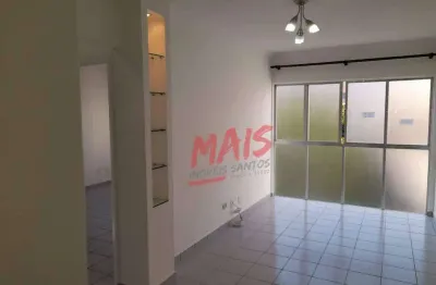 Apartamento com 1 dormitório à venda, 55 m²  - josé menino - santos/sp