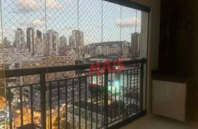 Apartamento com lazer completo, 3 quartos, 84 m², para alugar - marapé - santos/sp