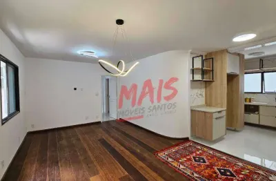 Prédio frente ao mar,  apartamento 2 quartos, à venda, 101 m², na aparecida - santos/sp