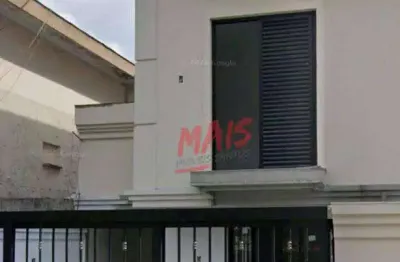 Sobrado com 3 dormitórios à venda, 156 m² por r$ 1.950.000 - boqueirão - santos/sp