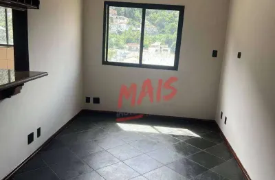 Apartamento com 2 quartos para alugar, 86 m² - marapé - santos/sp