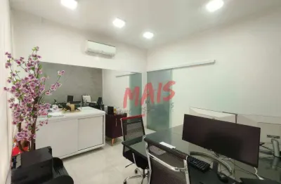 Sala comercial para alugar no Gonzaga, Santos 