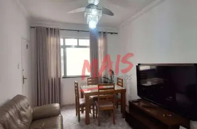 Apartamento com 3 dormitórios à venda, 75 m² por r$ 446.000,00 - boqueirão - santos/sp