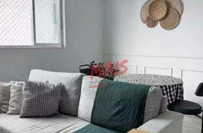 Apartamento com 3 Dormitórios à venda, 100 m²  - Boqueirão - Santos/SP