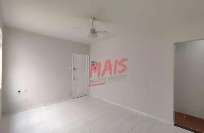 Apartamento com 2 dormitórios para alugar, 75m² - Embaré - Santos/SP