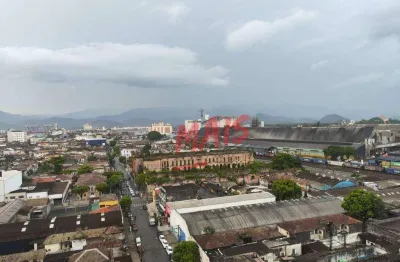 Sala comercial com 2 salas para alugar na Vila Mathias, Santos 