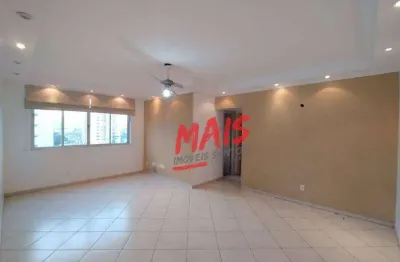 Apartamento com 2 quartos à venda, 139 m² - embaré - santos/sp