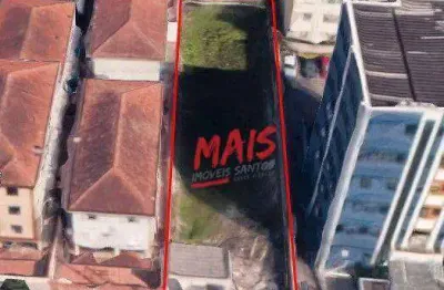 Terreno à venda no Macuco, Santos 