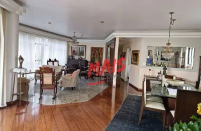 Apartamento com 4 dormitórios à venda, 298 m²  - boqueirão - santos/sp
