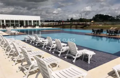Terreno em condomínio fechado à venda na amilton da silva amorim, 1850, sanga funda, nova santa rita por r$ 266.000