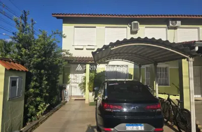 Casa em condomínio fechado com 3 quartos à venda na rua henrique stefani, 801, igara, canoas por r$ 478.000
