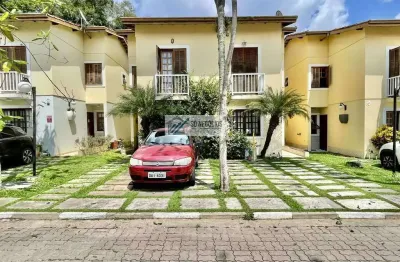 Sobrado com 3 dormitórios, suíte, quintal e lazer no condomínio no Km 21 da Raposo Tavares – Residencial do Bosque, Cotia