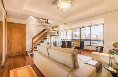 Belíssima cobertura de 175m² com suíte no bairro bela vista.