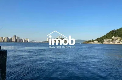 Apartamento em são vicente, 1 quarto, frente mar, andar alto, 1 vaga