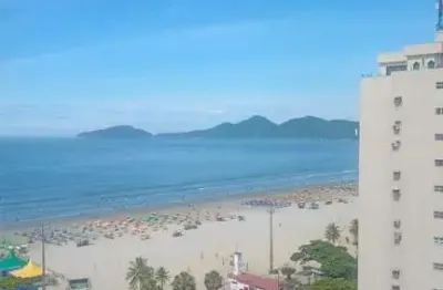 Flat de 1 suíte à venda com vista mar, lazer completo - boqueirão, santos/sp