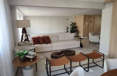Apartamento michelangelo 3 suítes + lavabo e escritório 215 m² boqueirão